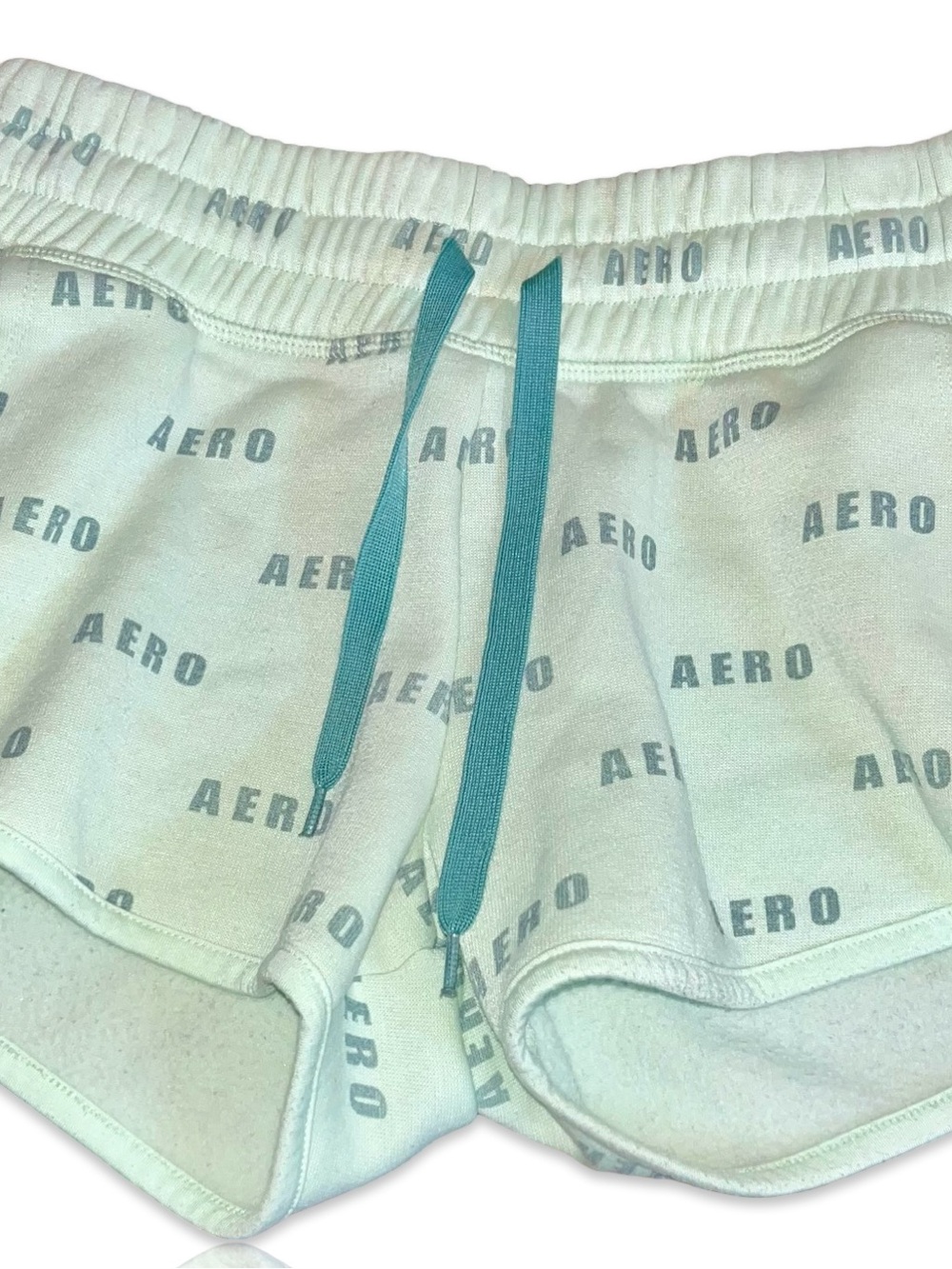 Aeropostale Mint Logo Booty Shorts | Women’s Medium